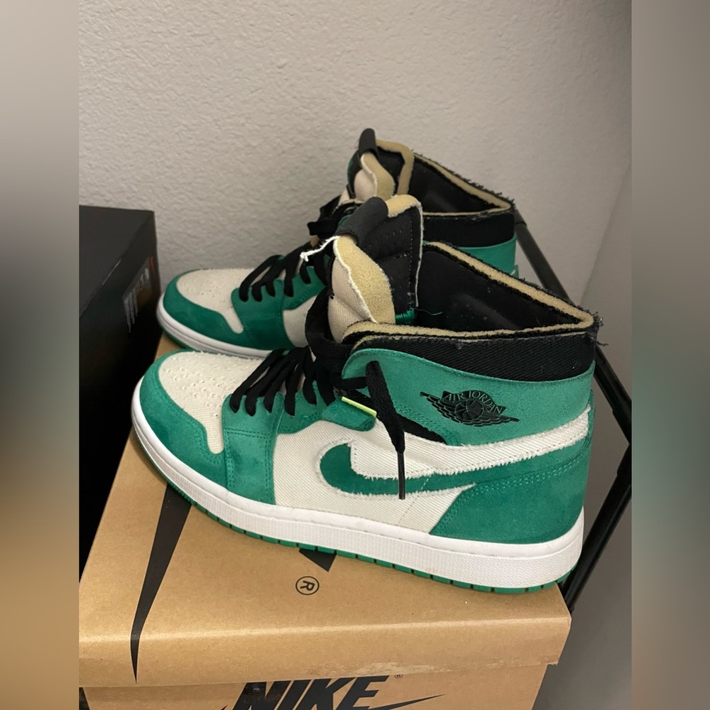 Authentic Air Jordan 1 Zoom Comfort in Stadium Green! Size 9.5 in Wmns